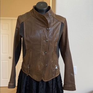 Used via Spiga leather jacket